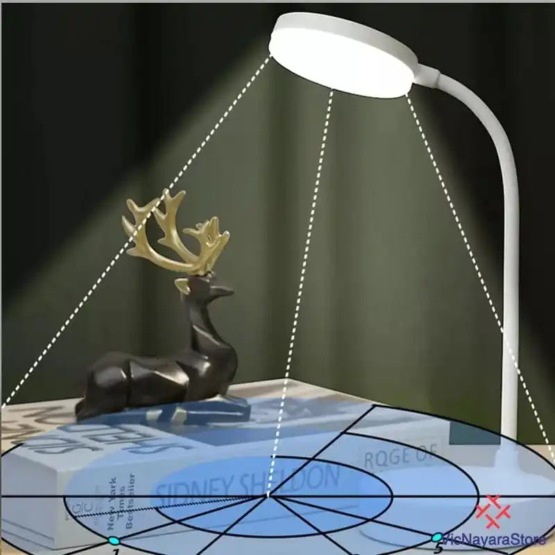 LED Rechargeable Sophisticated Table Lamp Lampshade